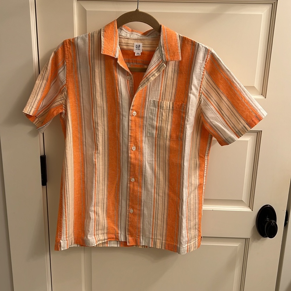 Gap Kids Linen-Cotton Shirt - Picture 6 of 8
